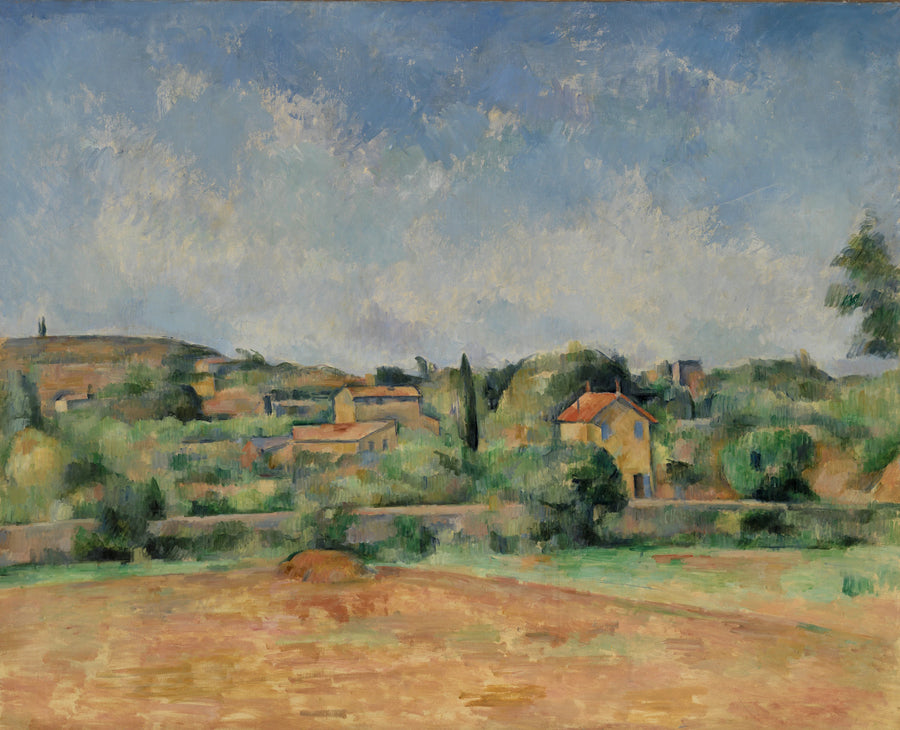 La llanura de Bellevue, también llamada Las Tierras Rojas - Paul Cézanne