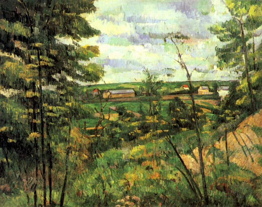 La llanura de Saint-Ouen-l'Aumône vista desde las canteras de Chou - Paul Cézanne