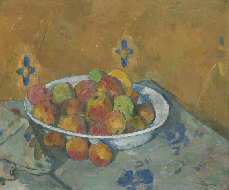 El plato de manzanas - Paul Cézanne