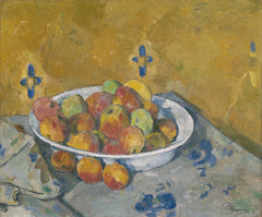 El plato de manzana, alrededor de 1877 - Paul Cézanne