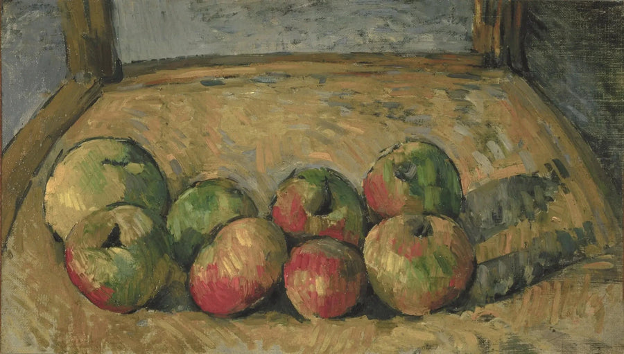 Manzanas sobre una silla - Paul Cézanne
