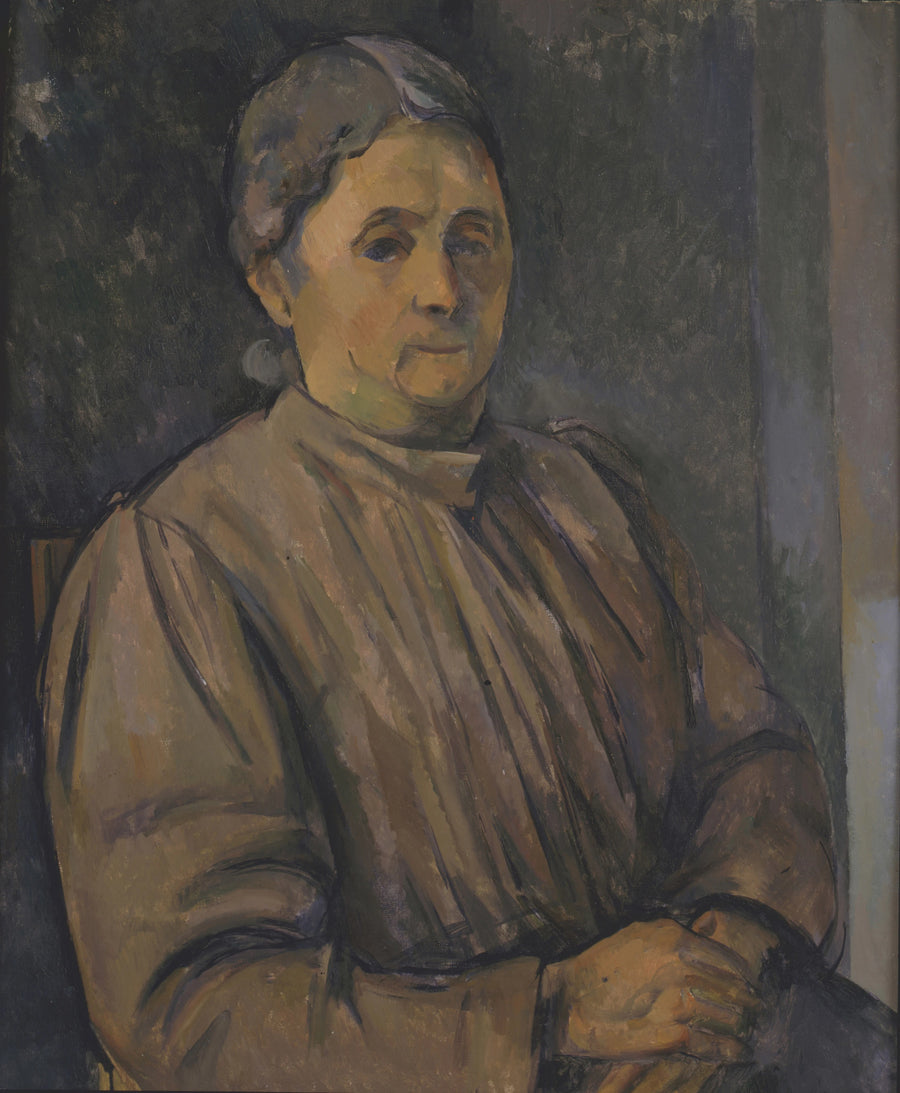 Retrato de mujer - Paul Cézanne