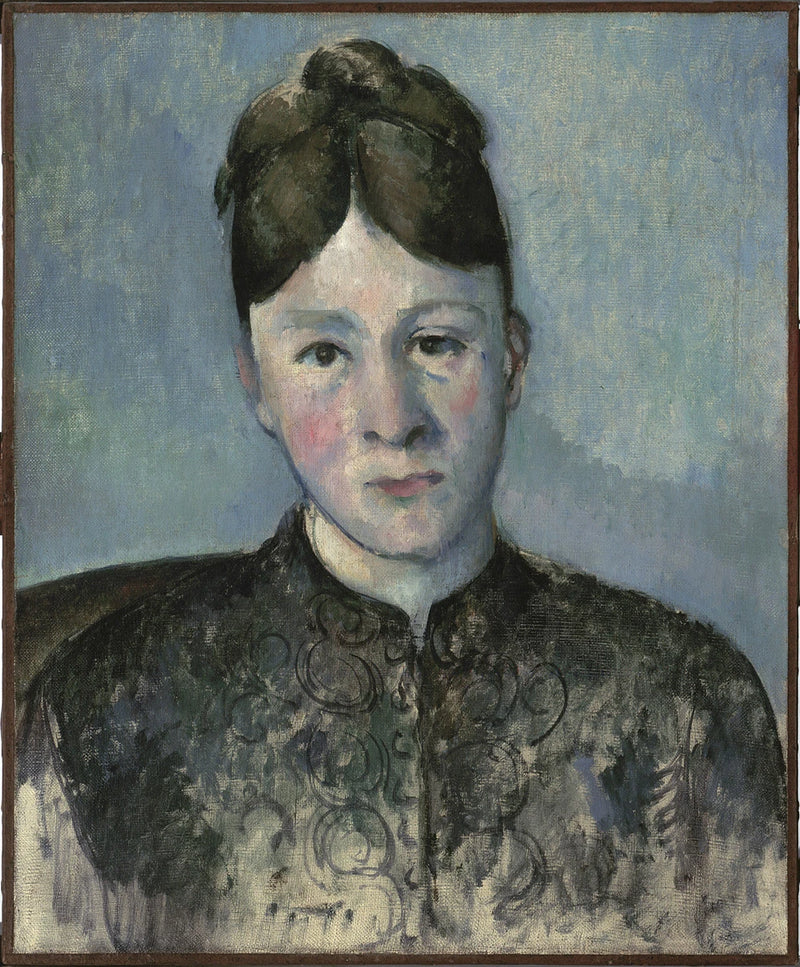 Retrato de Madame Cézanne - Paul Cézanne