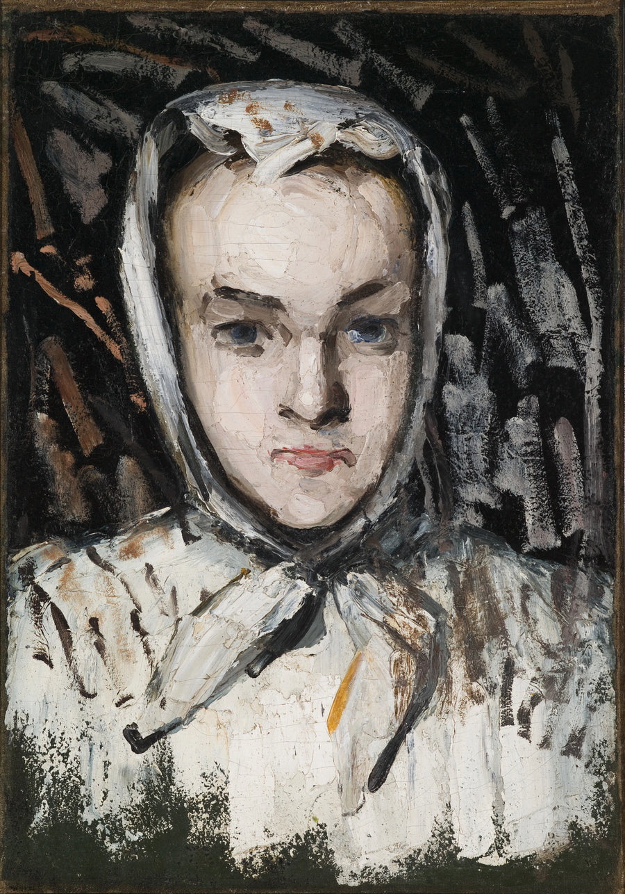 Retrato de Marie Cézanne, hermana del artista - Paul Cézanne
