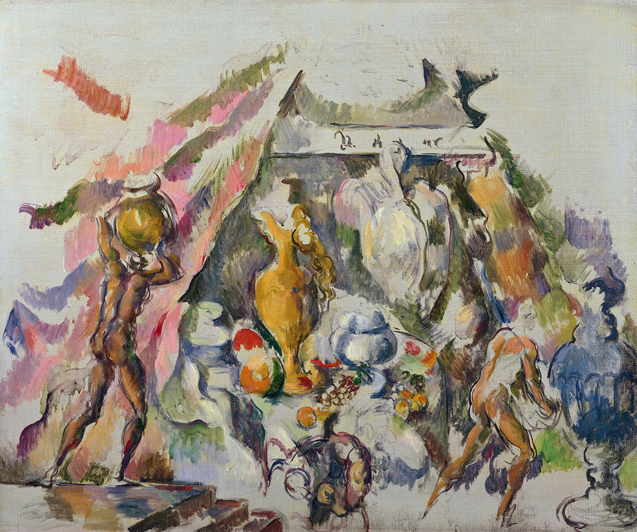 La preparación del banquete - Paul Cézanne