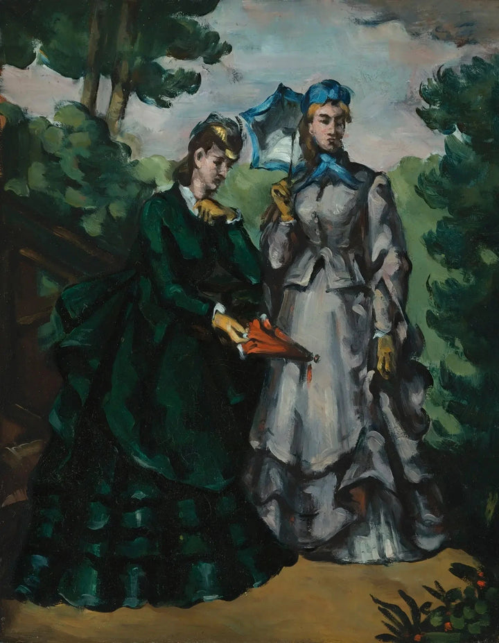 La caminata, 1871 - Paul Cézanne