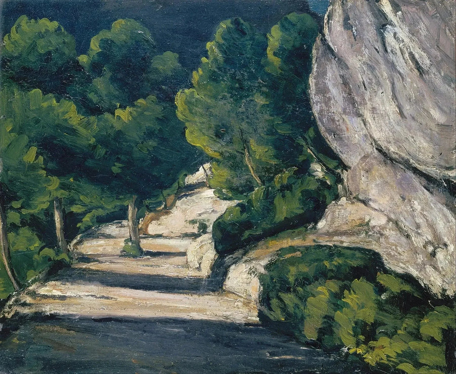 El Camino forestal - Paul Cézanne