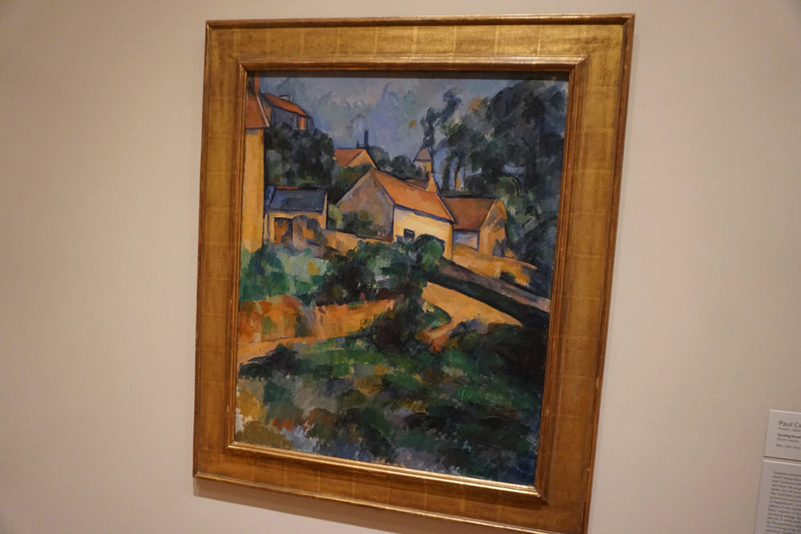 La Ruta giratoria en Montgeroult - Paul Cézanne