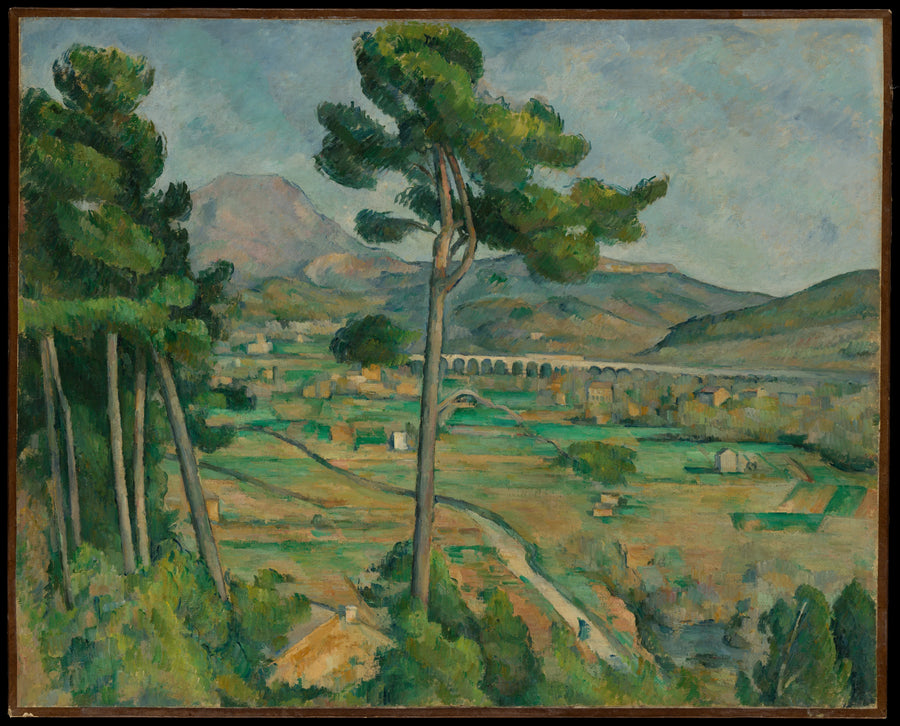 La Montaña Sainte-Victoire vista desde Montbriand - Paul Cézanne