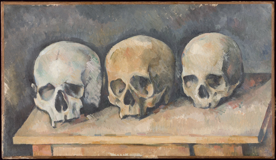 Tres calaveras - Paul Cézanne