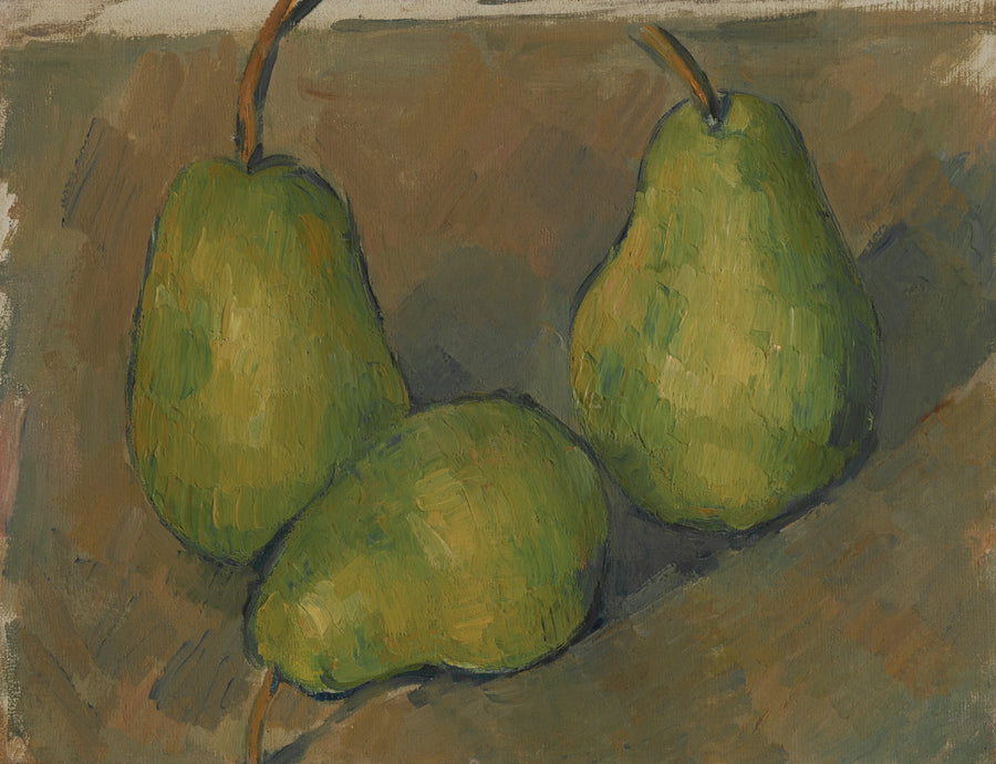 Tres peras - Paul Cézanne