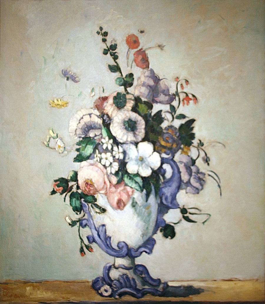 El Jarrón Rococó - Paul Cézanne