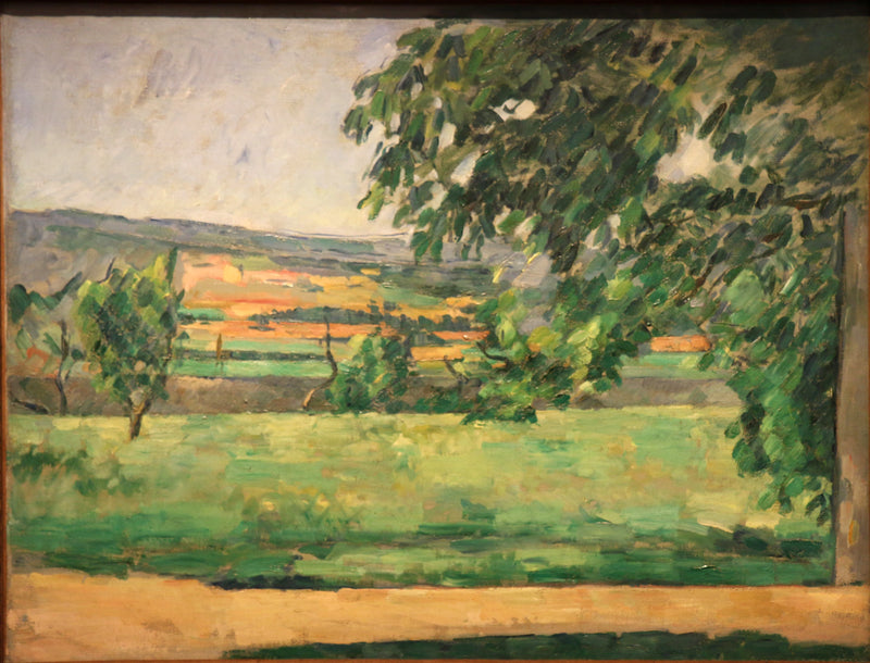 Vista tomada desde el Jas de Bouffan - Paul Cézanne
