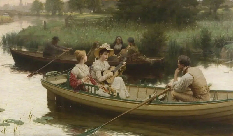 Dolor y canción - Edmund Blair Leighton