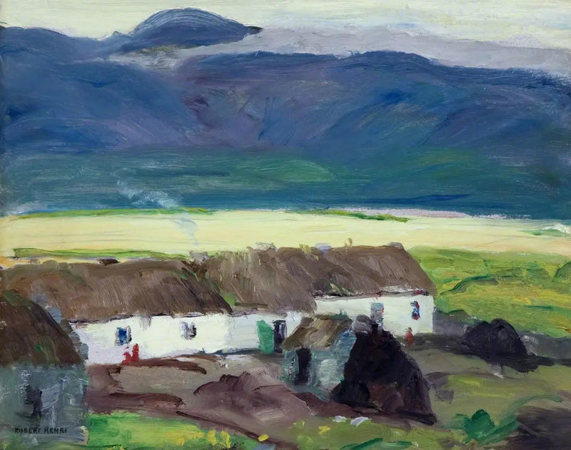 Chalets, isla de Achill, condado de Mayo - Robert Henri