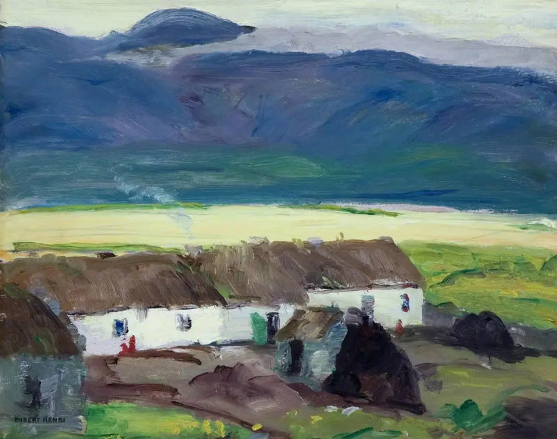 Chalets, isla de Achill, condado de Mayo - Robert Henri