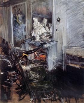 Habitación de un pintor - Giovanni Boldini
