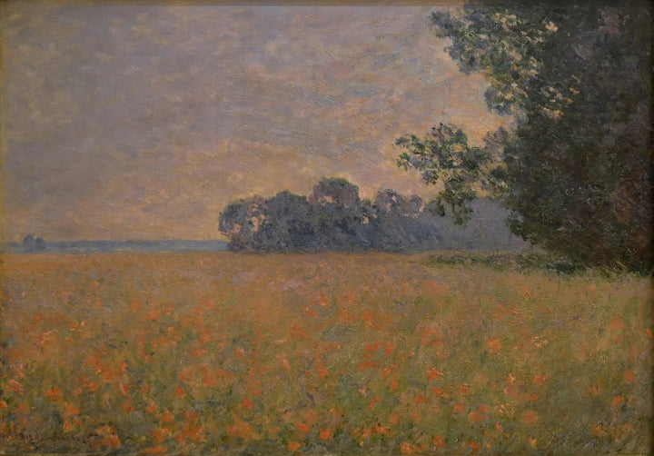 Campo de avena amapola W1258 - Claude Monet