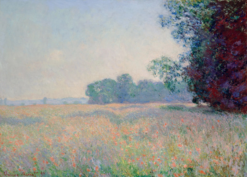 Campo de avena W1260 - Claude Monet