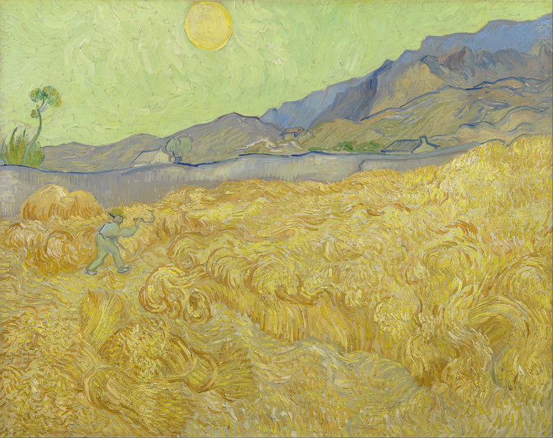 Campo de trigo con una segadora - Vincent van Gogh