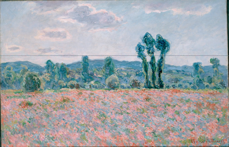 Campo de amapolas en Giverny W1255 - Claude Monet