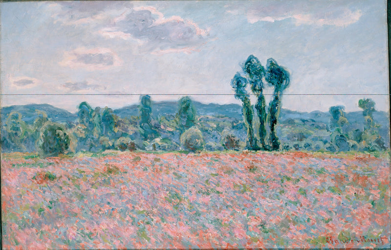 Campo de amapola W1255 - Claude Monet