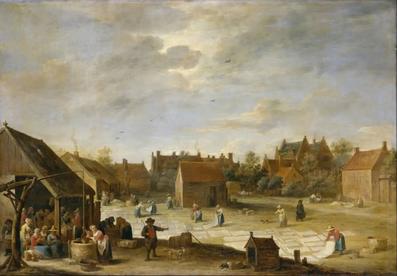 Campo de blanqueo - David Teniers el Joven
