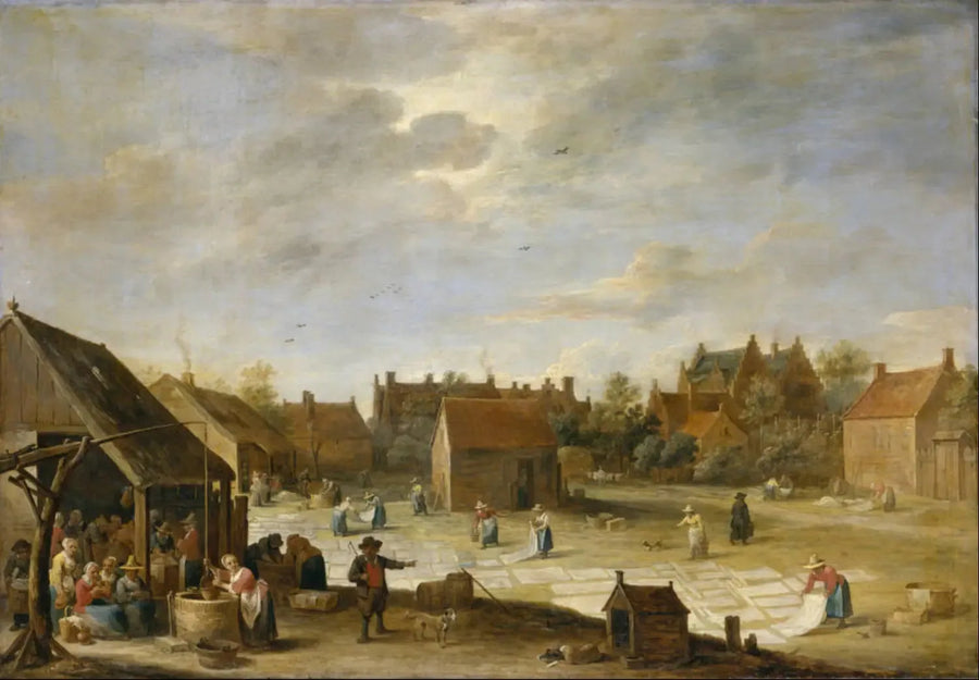 Campo de blanqueo - David Teniers el Joven