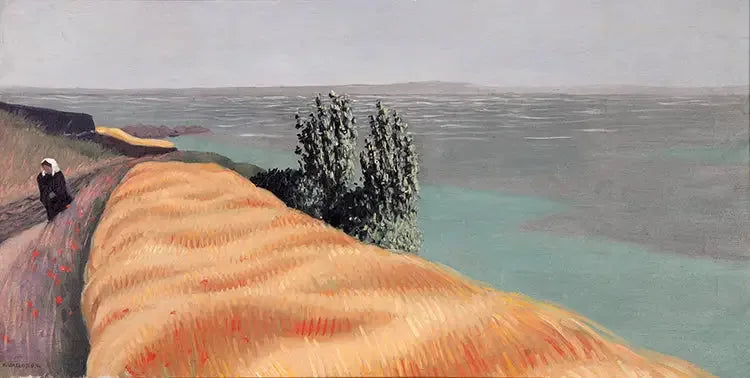 Campo de trigo, Locquirec - Félix Vallotton