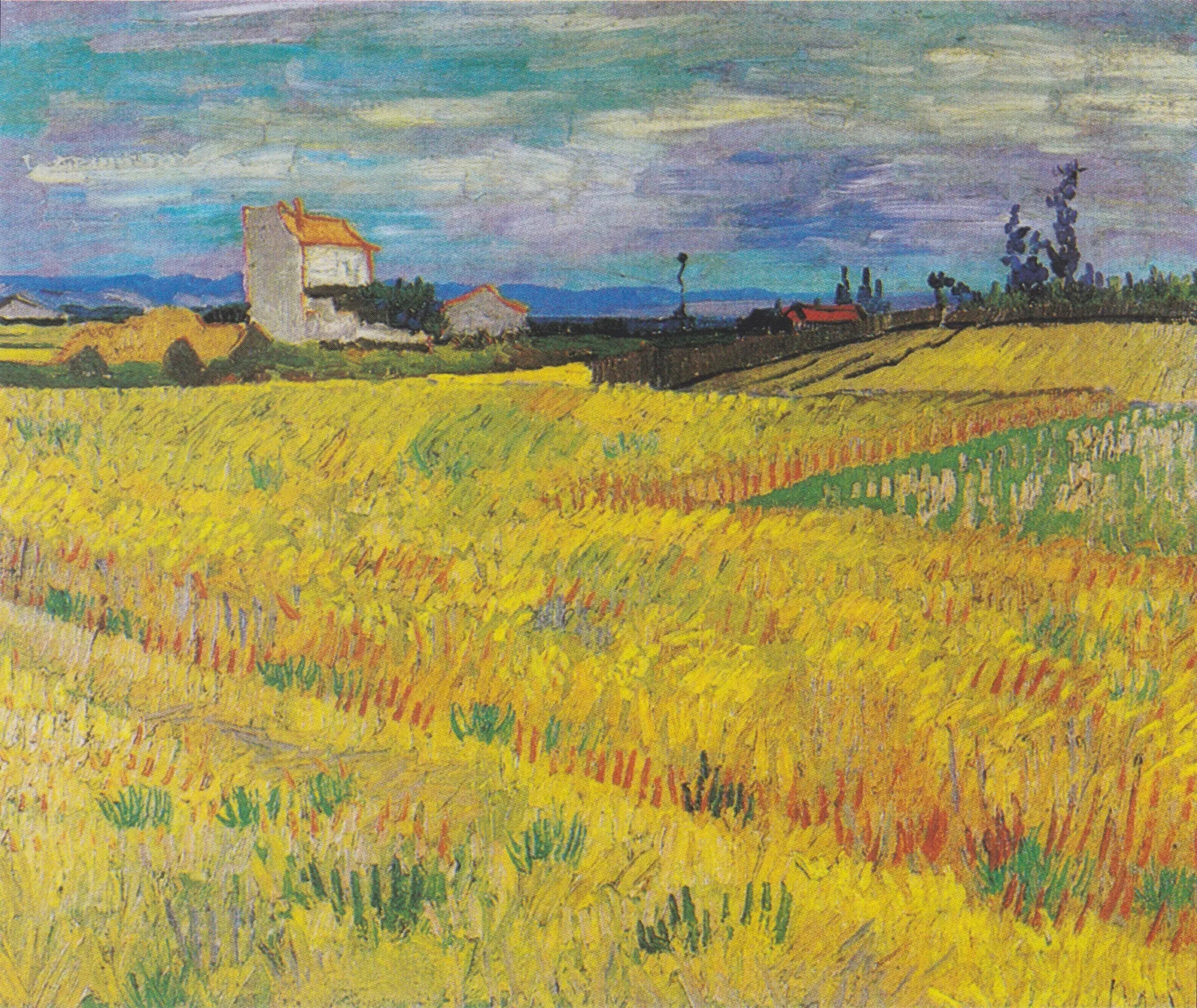 Champ de blé - Vincent van Gogh image 1 tableau peint à l’huile sur toile