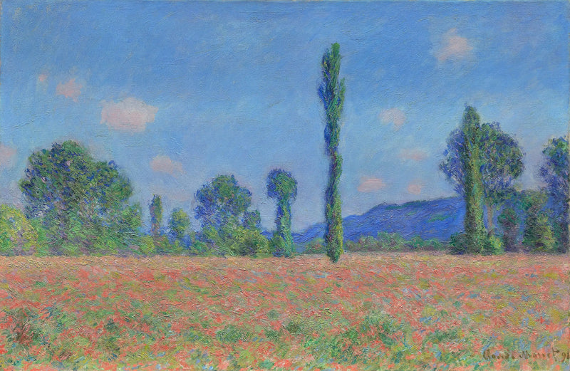 Campo de amapolas en Giverny - Claude Monet