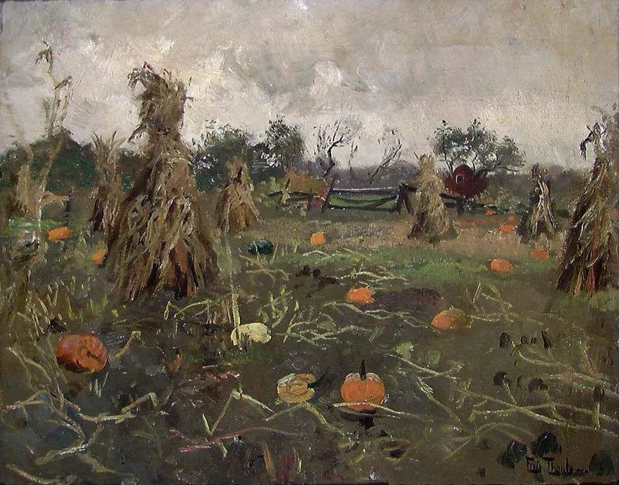 Campo de melón cerca de Pittsburgh, EE.UU. - Frits Thaulow