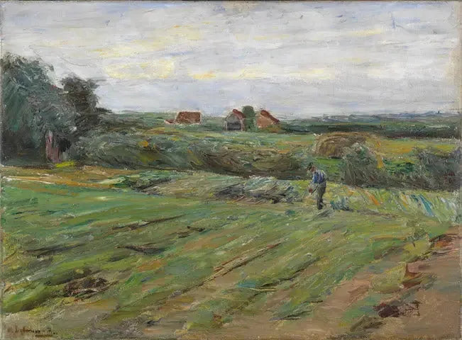 Campo de cosecha (Erntefeld) - Max Liebermann