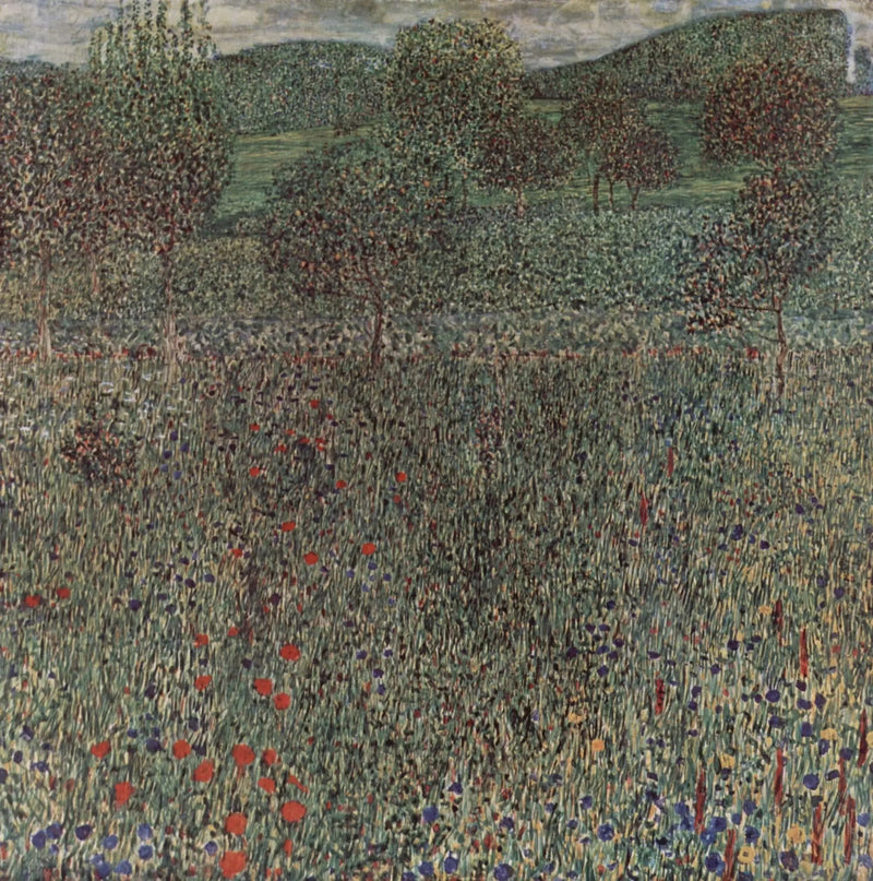Campo en flor - Gustav Klimt