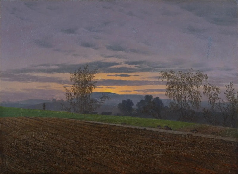 Campo labrado - Caspar David Friedrich