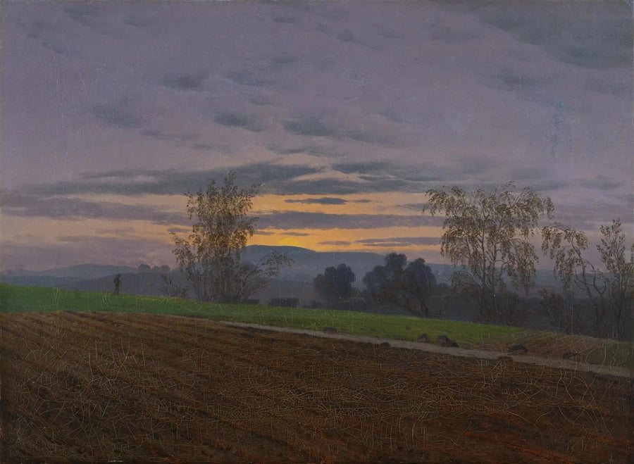 Campo labrado - Caspar David Friedrich