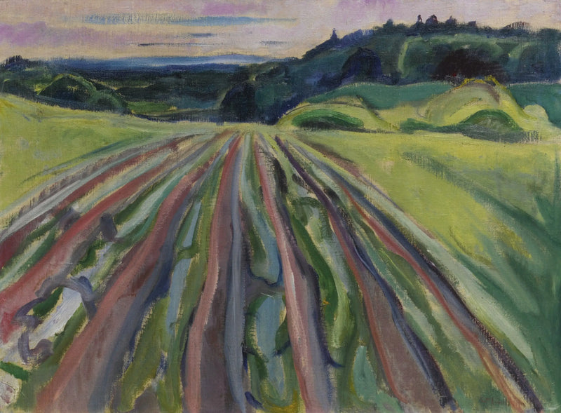 campo labrado - Edvard Munch