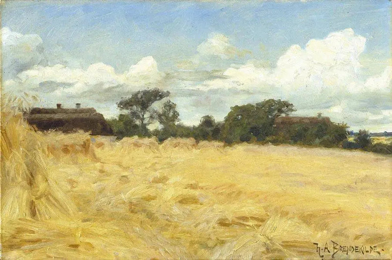 Campo de trigo. - H. A. Brendekilde