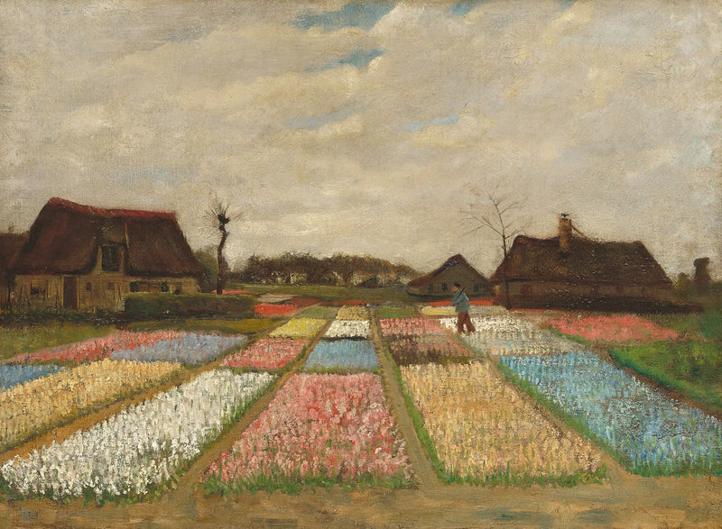 Campos de flores en Holanda - Vincent van Gogh