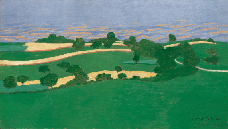 Campos de maíz - Félix Vallotton