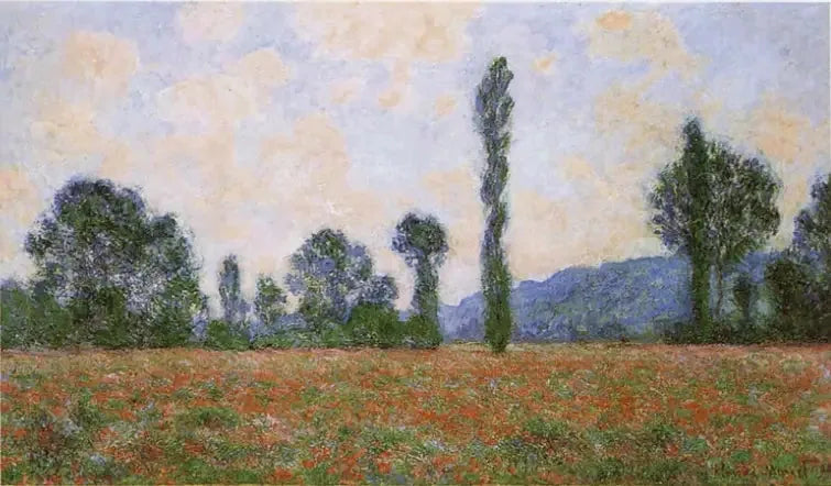 Campos de papilas - Claude Monet