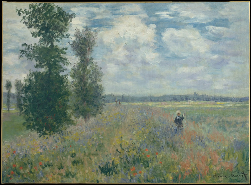 Campos de amapolas cerca de Argentieu - Claude Monet