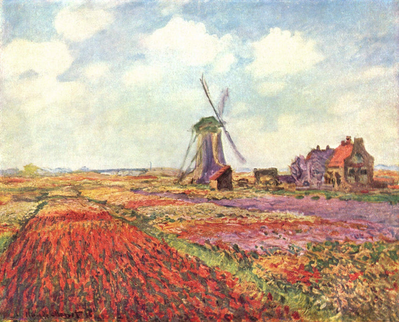 Campos de tulipanes en Holanda W1067 - Claude Monet