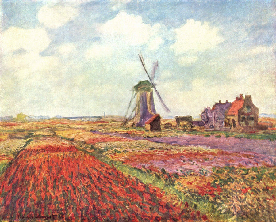 Campos de tulipanes en Holanda W1067 - Claude Monet
