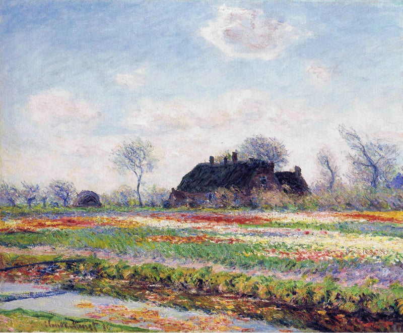 Campos de tulipanes en Sassenheim W1070 - Claude Monet