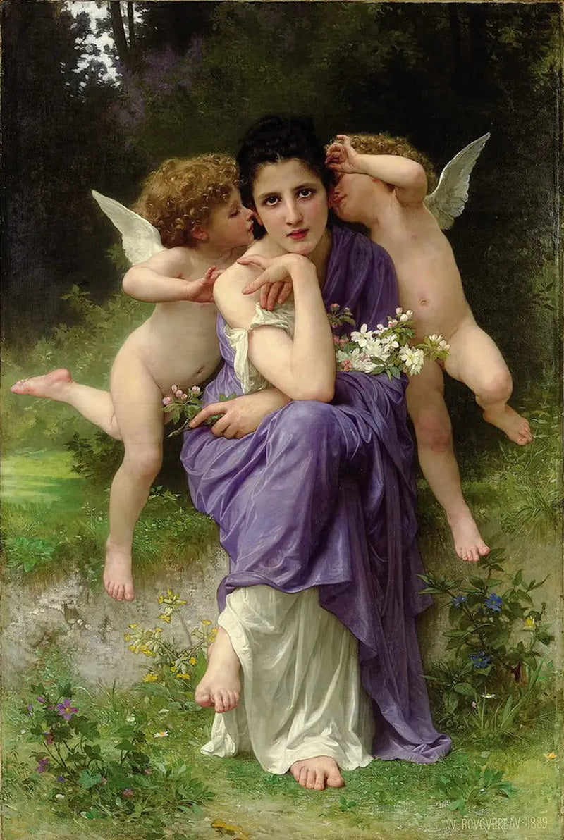 Canciones de primavera - Bouguereau