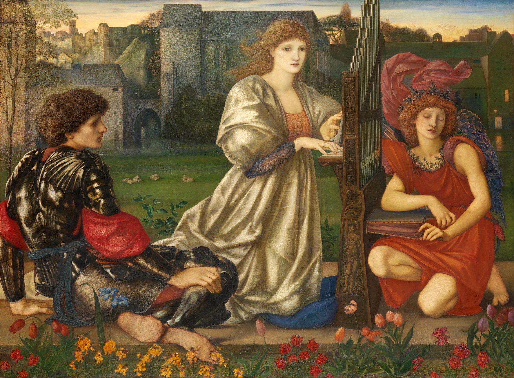 Chant d'Amour - Edward Burne-Jones image 1 reproduction de peinture à l’huile