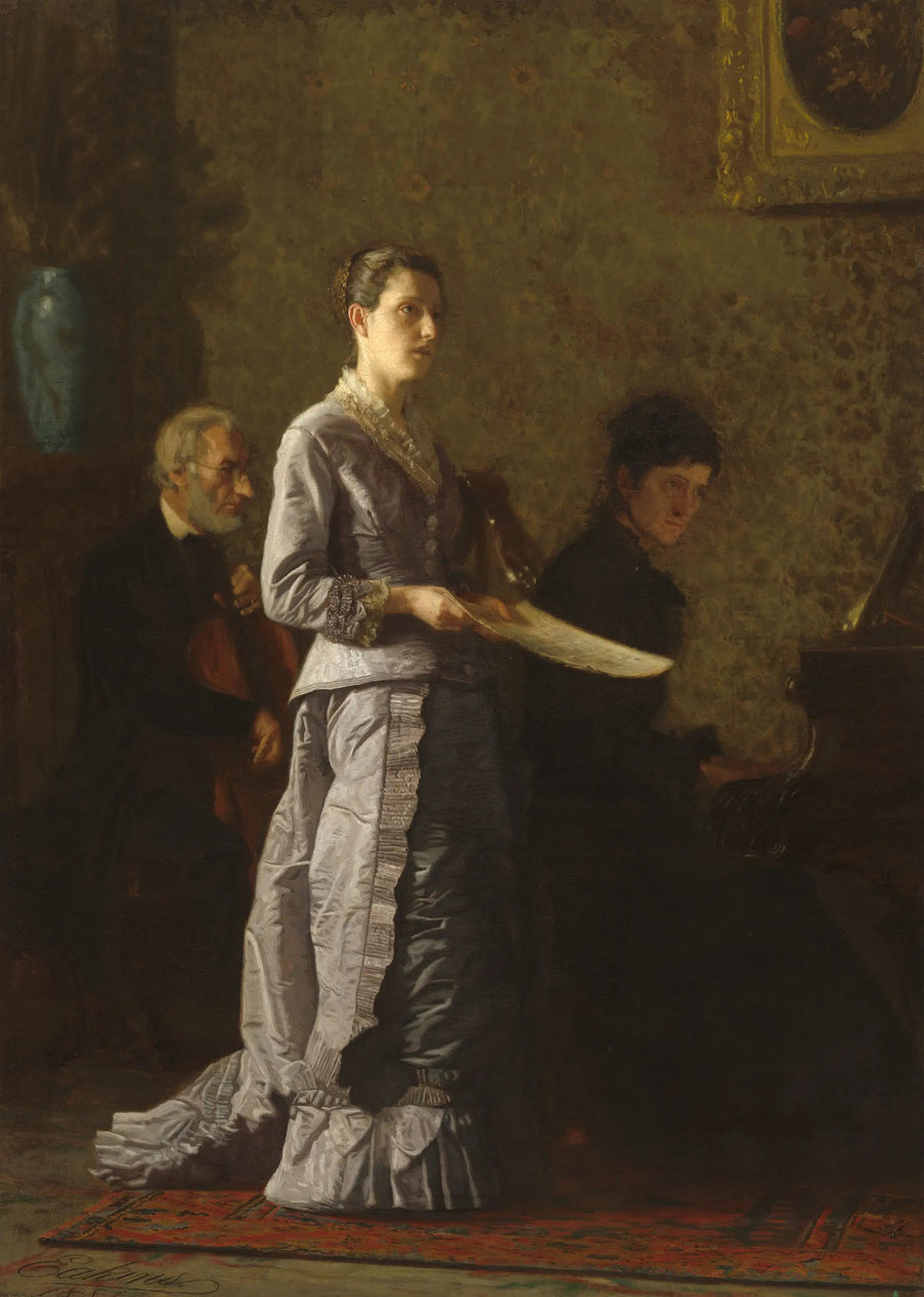 Cantar una canción patética - Thomas Eakins