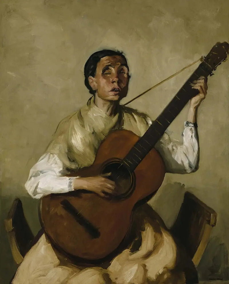 Cantante español ciego - Robert Henri