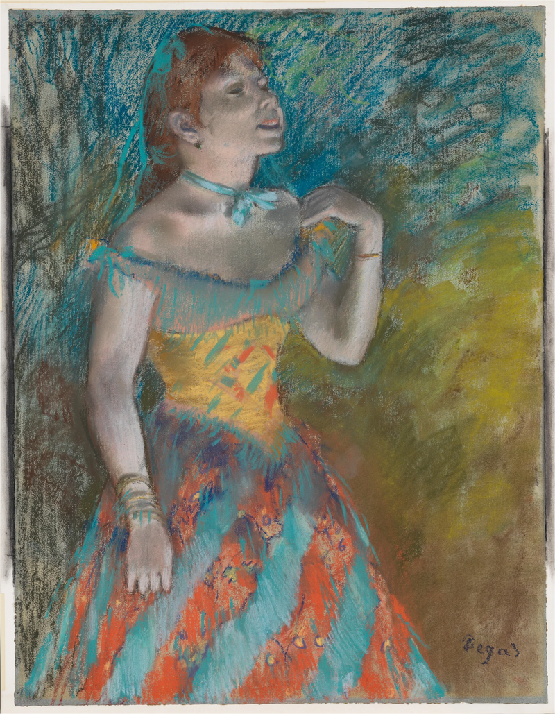 El cantante en verde - Edgar Degas